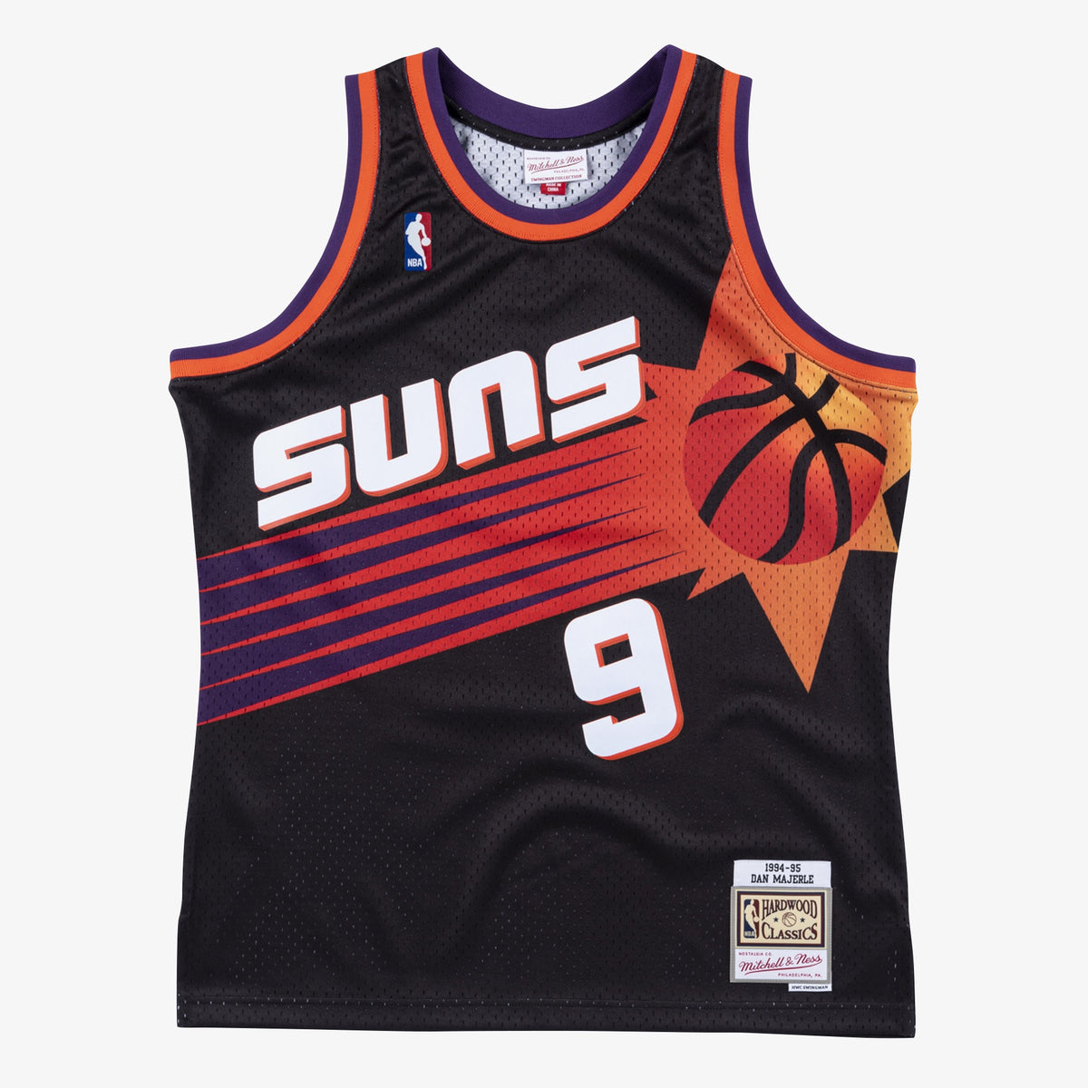 Dan Majerle Phoenix Suns 1994 Alt Road Authentic Swingman Basketball Jersey - Black