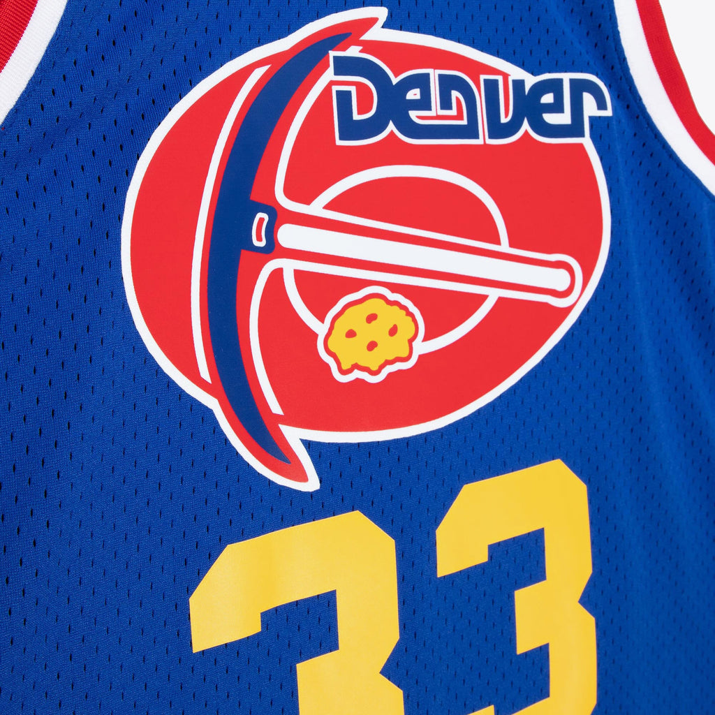 David Thompson Denver Nuggets 1975 Dark Authentic Basketball Jersey - Royal Blue