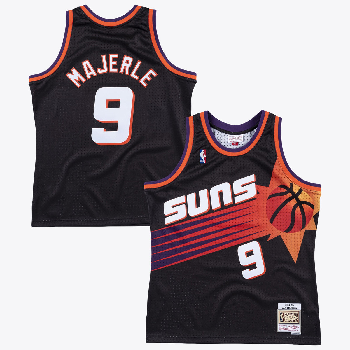 Dan Majerle Phoenix Suns 1994 Alt Road Authentic Swingman Basketball Jersey - Black