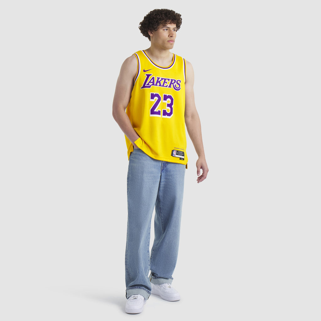 LeBron James Los Angeles Lakers Swingman Icon Basketball Jersey - Unisex