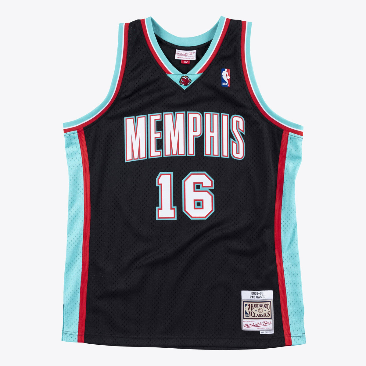 Pau Gasol Memphis Grizzlies 2001 - 02 Swingman Basketball Jersey