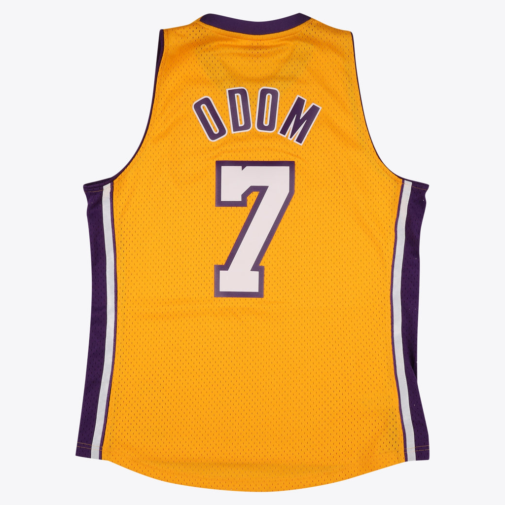 Lamar Odom Los Angeles Lakers Swingman Basketball Jersey