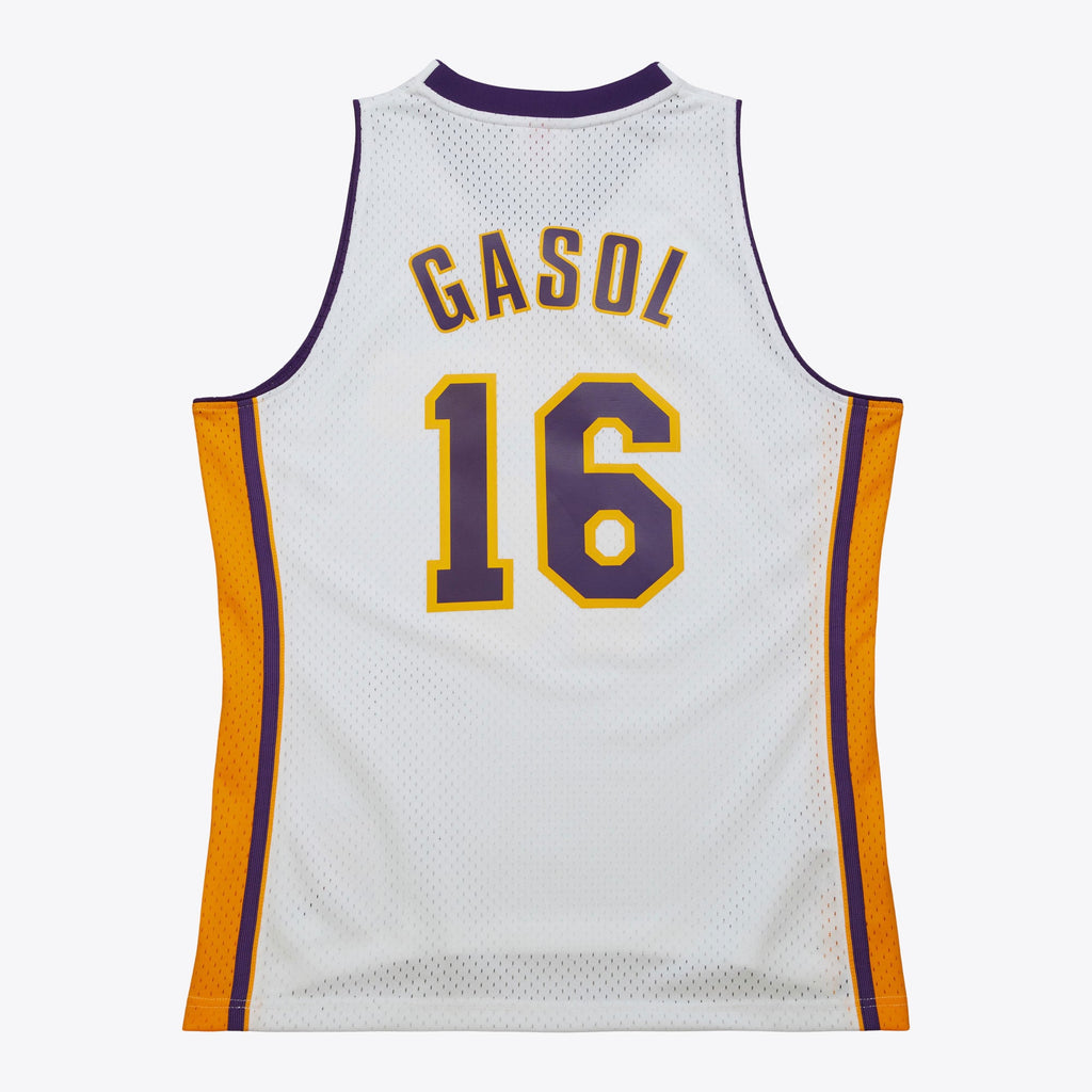 Pau Gasol Los Angeles Lakers 2008 Swingman Basketball Jersey