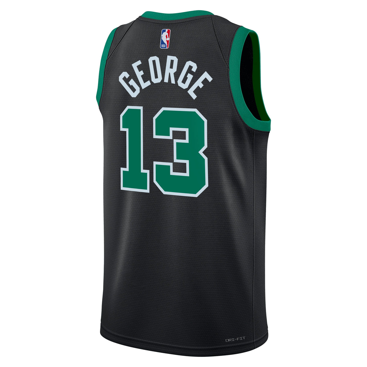 Paul George Boston Celtics Statement Edition Swingman Basketball Jersey - Black - Unisex