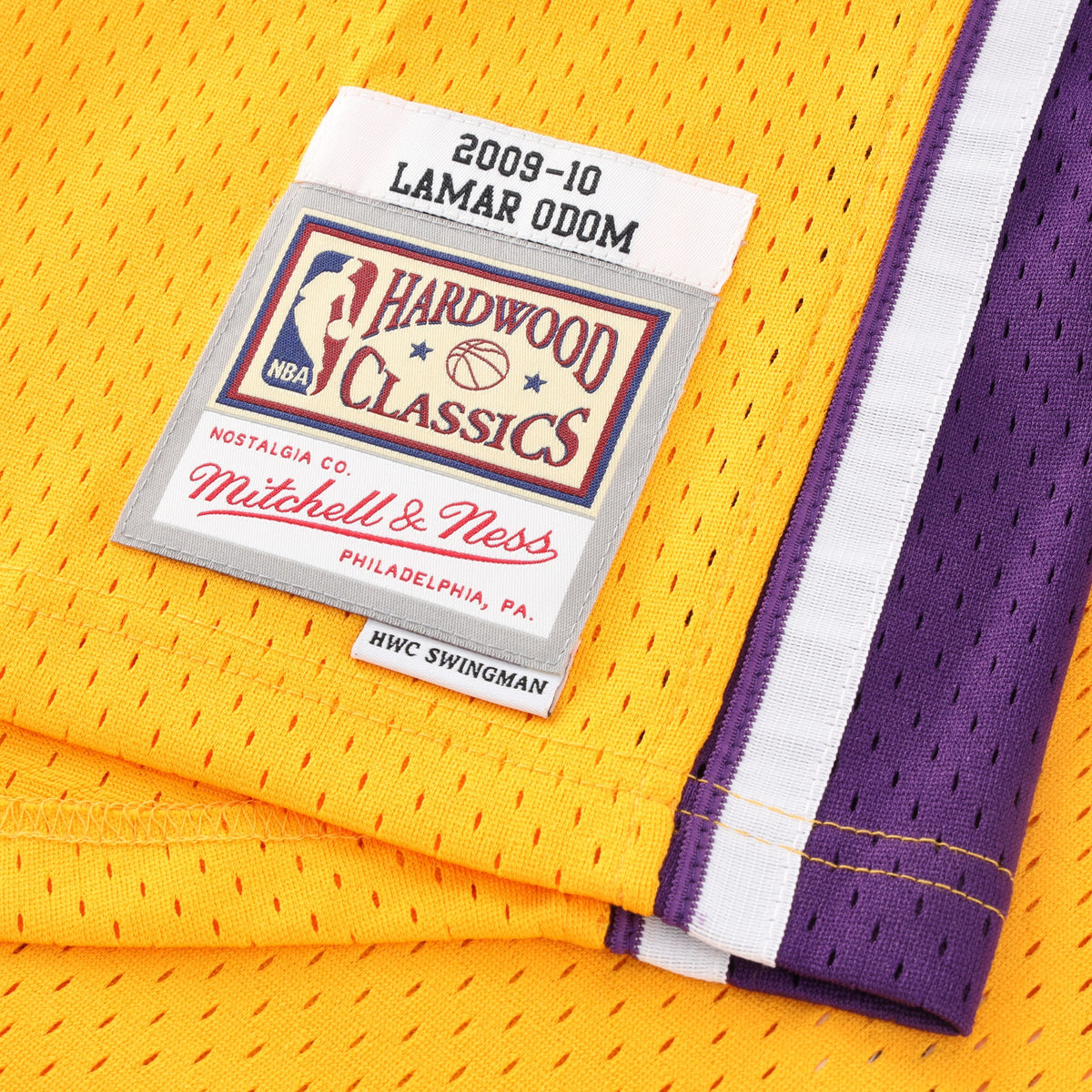 Lamar Odom Los Angeles Lakers Swingman Basketball Jersey