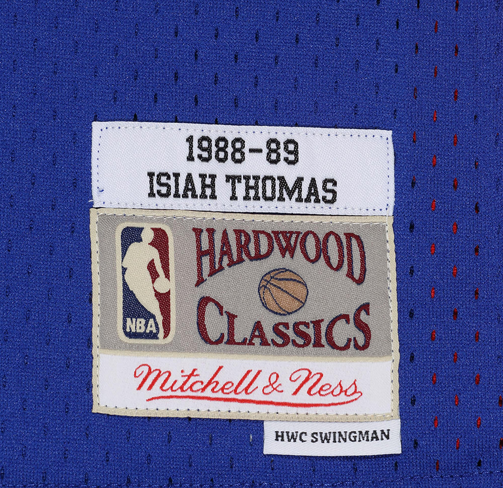 Isiah Thomas Detroit Pistons 1988 - 89 Swingman Road Basketball Jersey