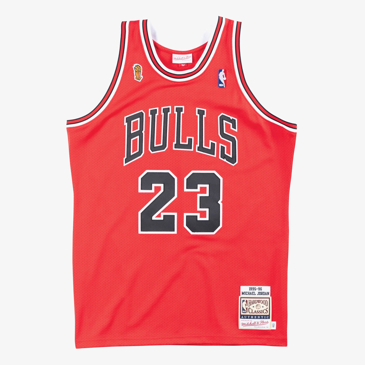Michael Jordan Chicago Bulls 1995 - 96 Finals Authentic Road Basketball Jersey