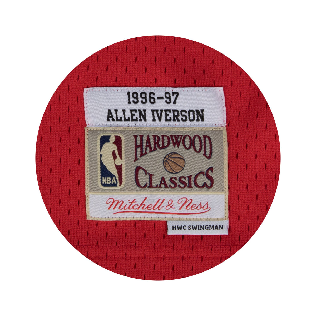 Allen Iverson Philadelphia 76ers 1996 - 97 Swingman Road Basketball Jersey