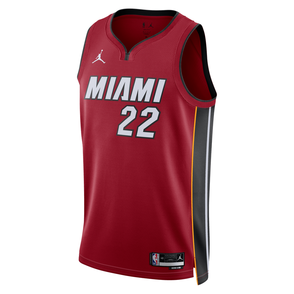 Andrew Wiggins Miami Heat Statement Edition Swingman Basketball Jersey - Red - Unisex