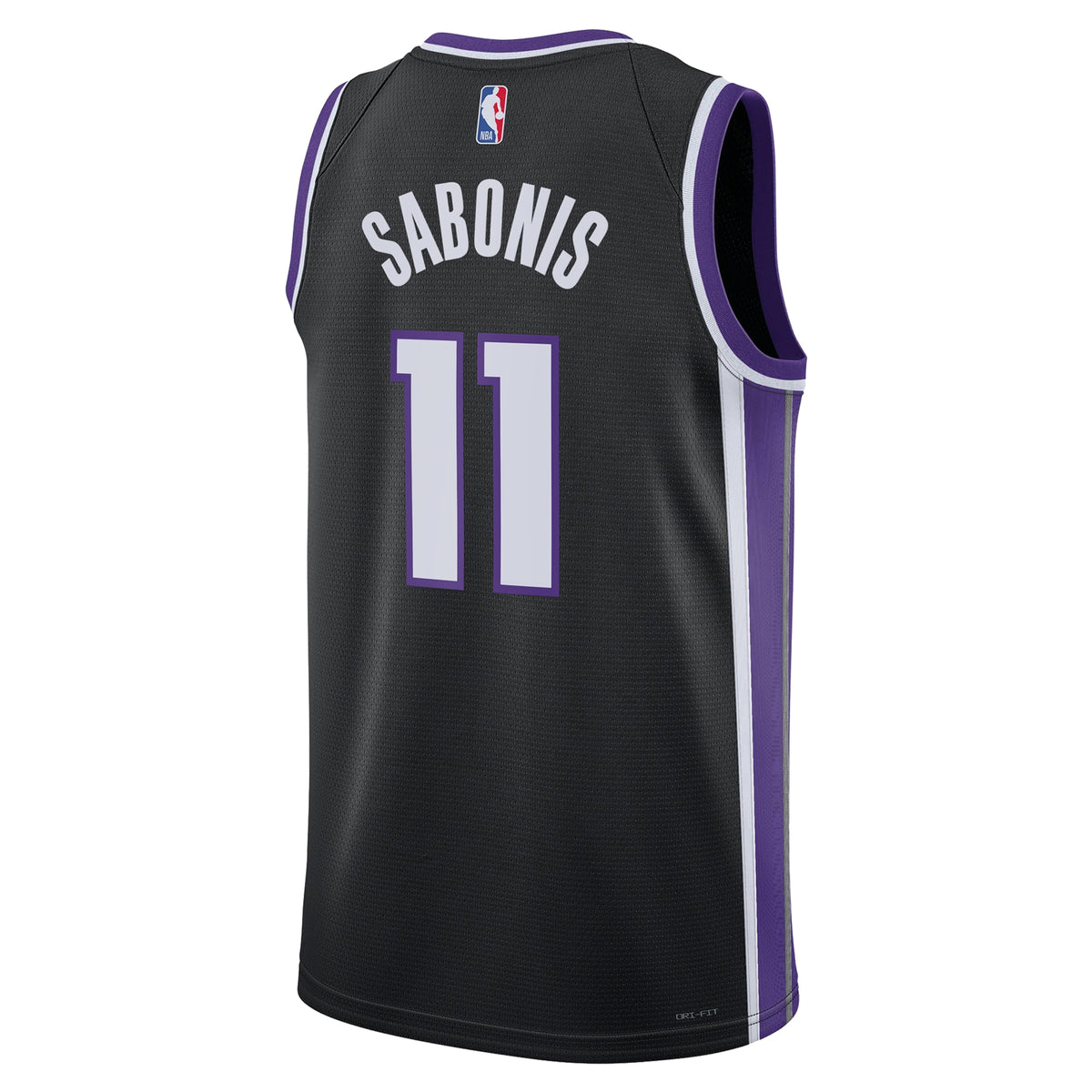 Domantas Sabonis Sacramento Kings Icon Edition Swingman Basketball Jersey - Black - Unisex
