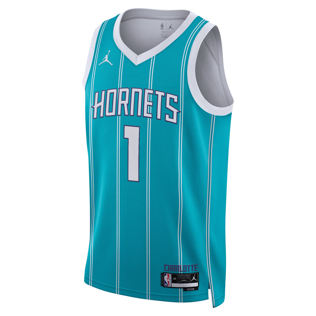 LaMelo Ball Charlotte Hornets Icon Edition Swingman Basketball Jersey - Teal - Unisex