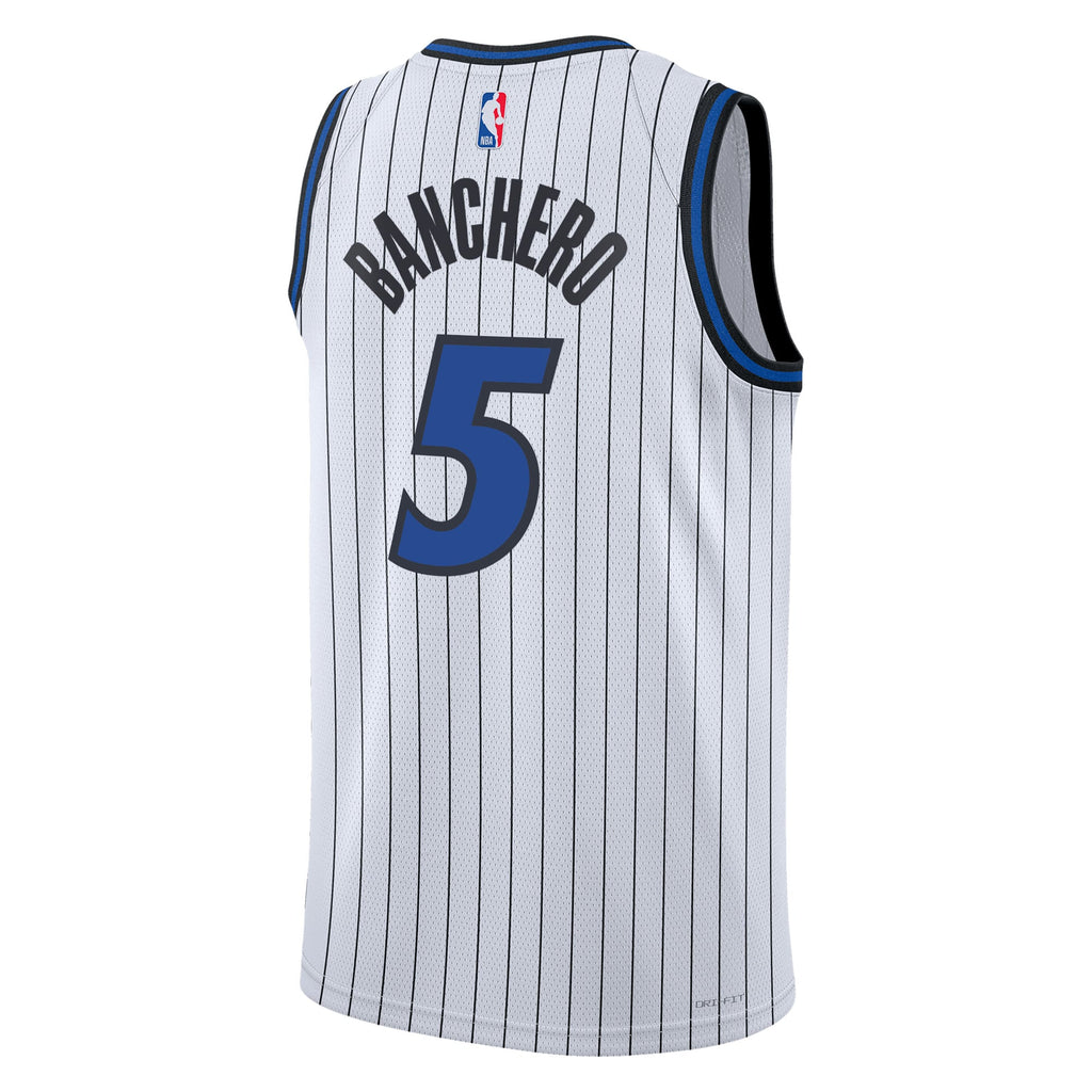 Paolo Banchero Orlando Magic Association Edition Replica Swingman Basketball Jersey - White - Unisex