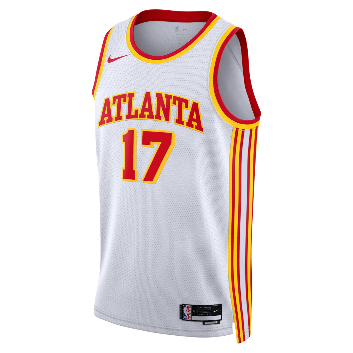 Onyeka Okongwu Atlanta Hawks Association Edition Swingman Basketball Jersey - White - Unisex