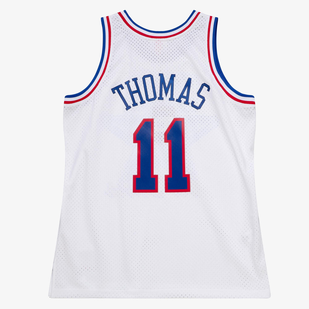 Isiah Thomas Detroit Pistons 1992 All - Star East Authentic Basketball Jersey - White