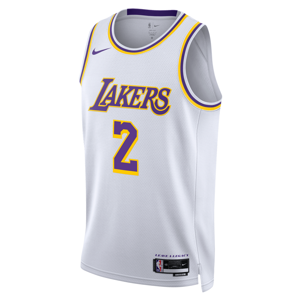 Jarred Vanderbilt Los Angeles Lakers Association Edition Swingman Basketball Jersey - White - Unisex