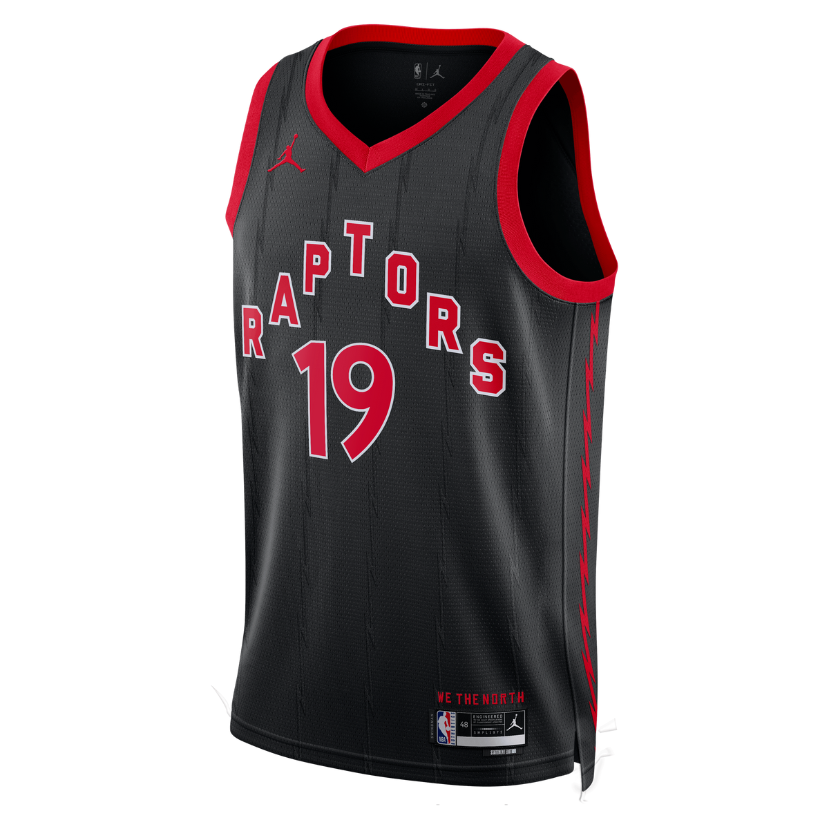 Jakob Poeltl Toronto Raptors Statement Edition Swingman Basketball Jersey - Black - Unisex
