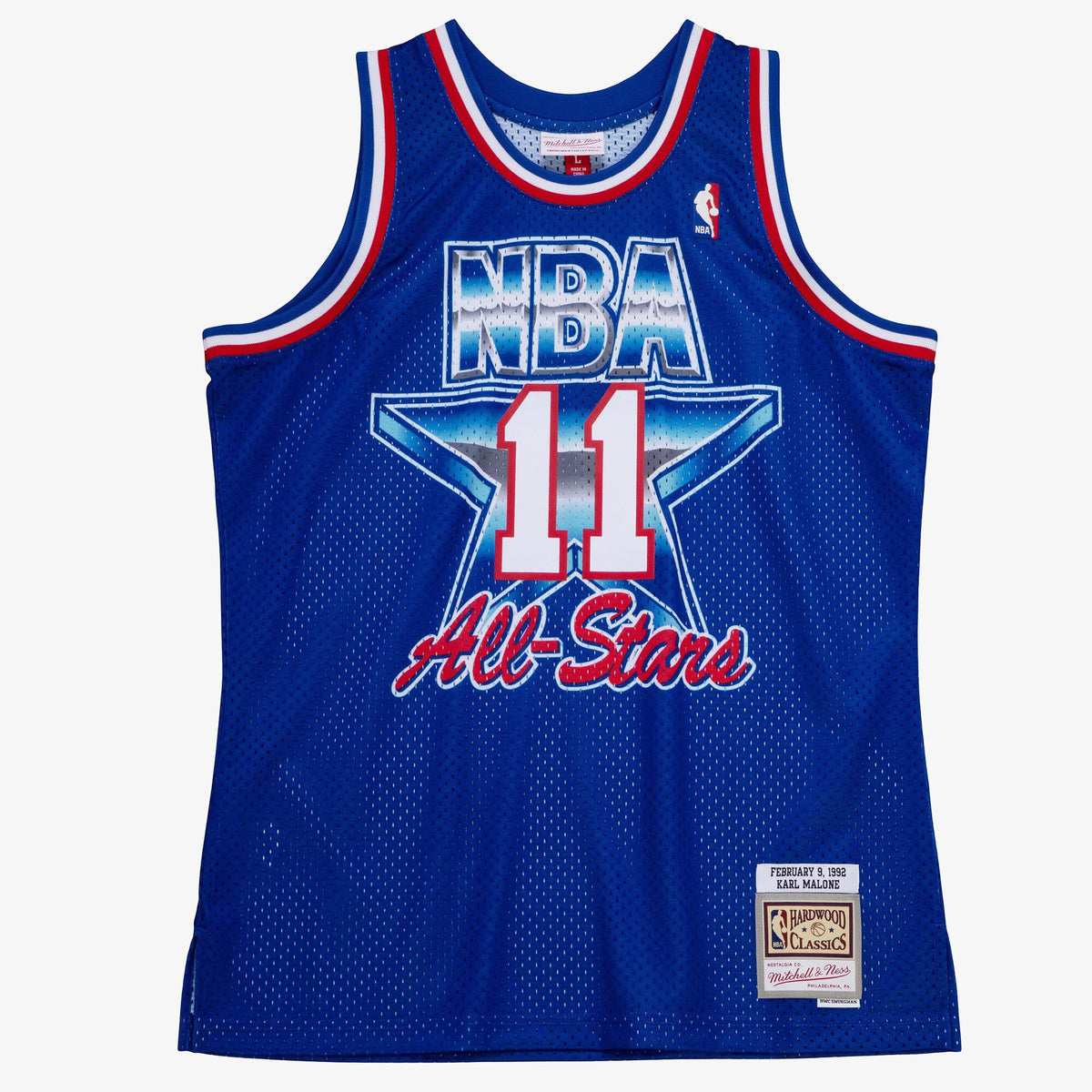 Karl Malone Utah Jazz 1992 All - Star West Swingman Basketball Jersey