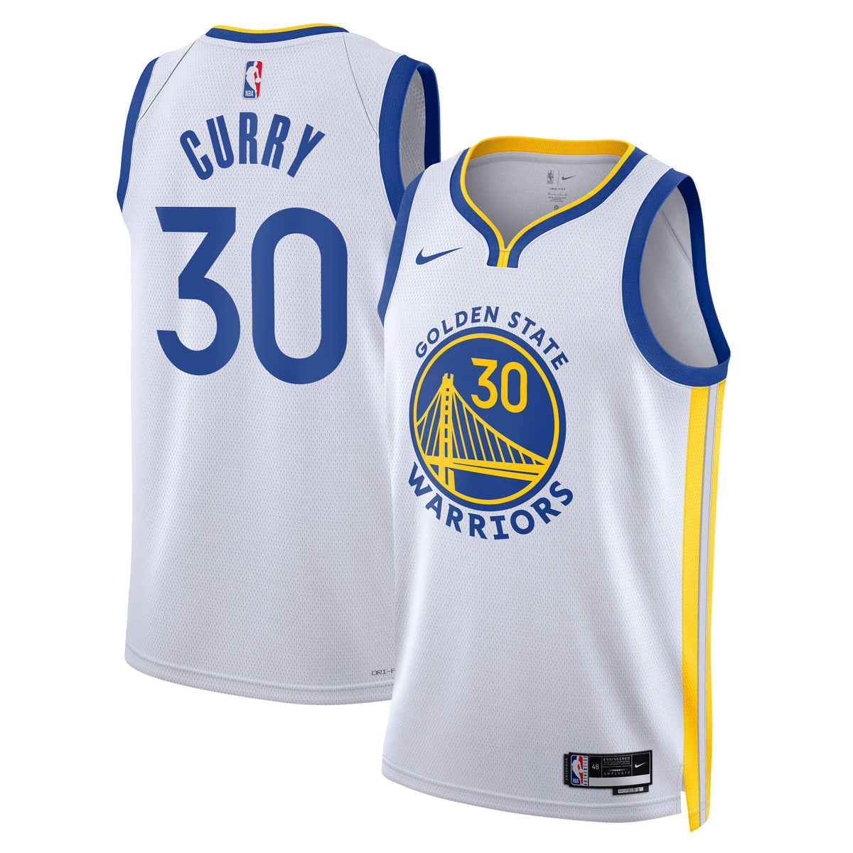 Stephen Curry Golden State Warriors Swingman Association Basketball Jersey - Unisex