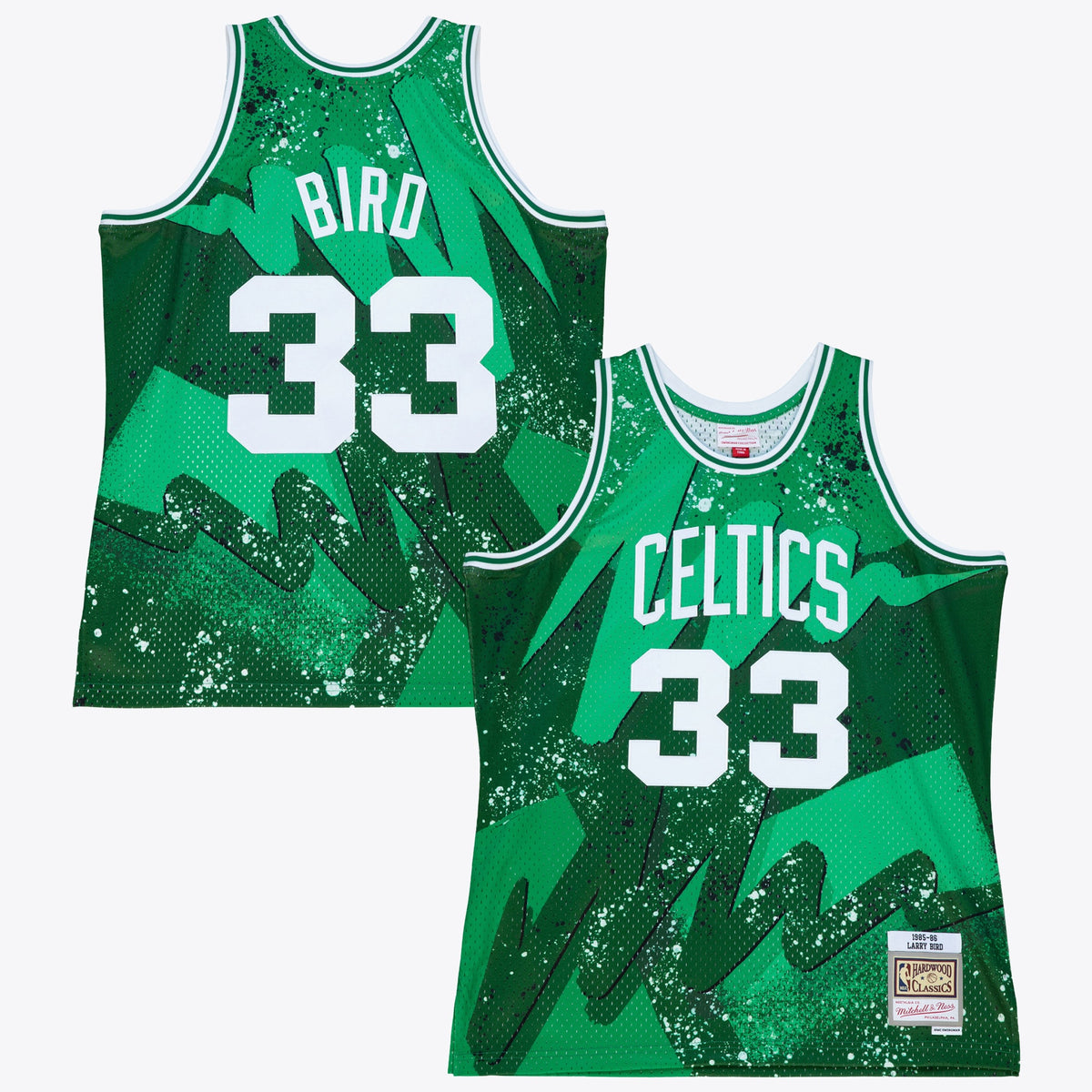 Larry Bird Boston Celtics 1985 Hyper Hoops Swingman Basketball Jersey - Green