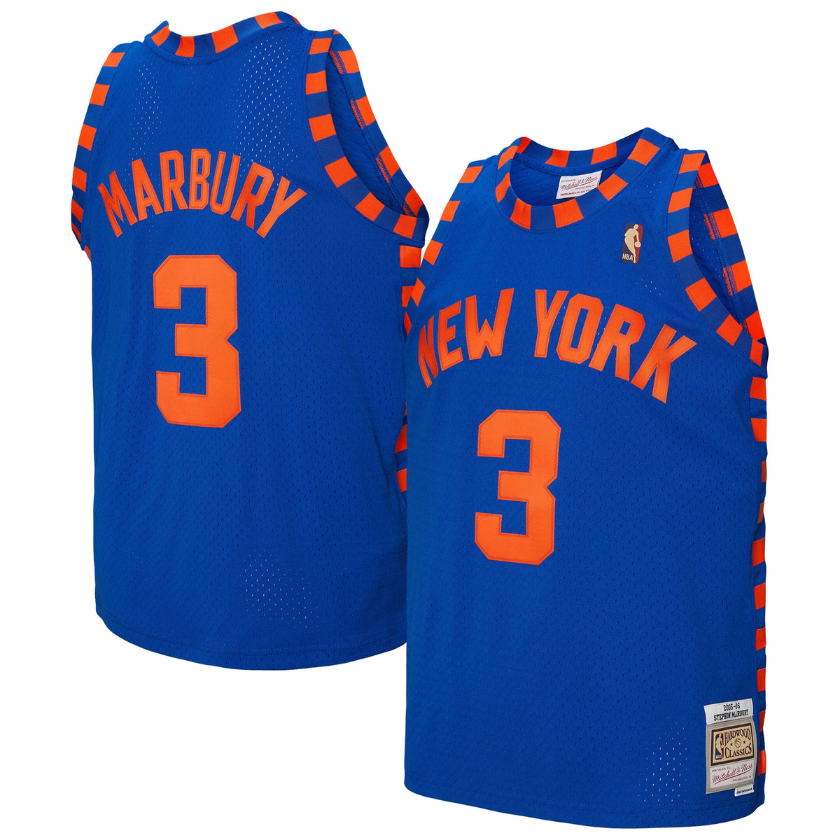 Stephon Marbury New York Knicks 2005/06 Hardwood Classics Swingman Basketball Jersey - Mens