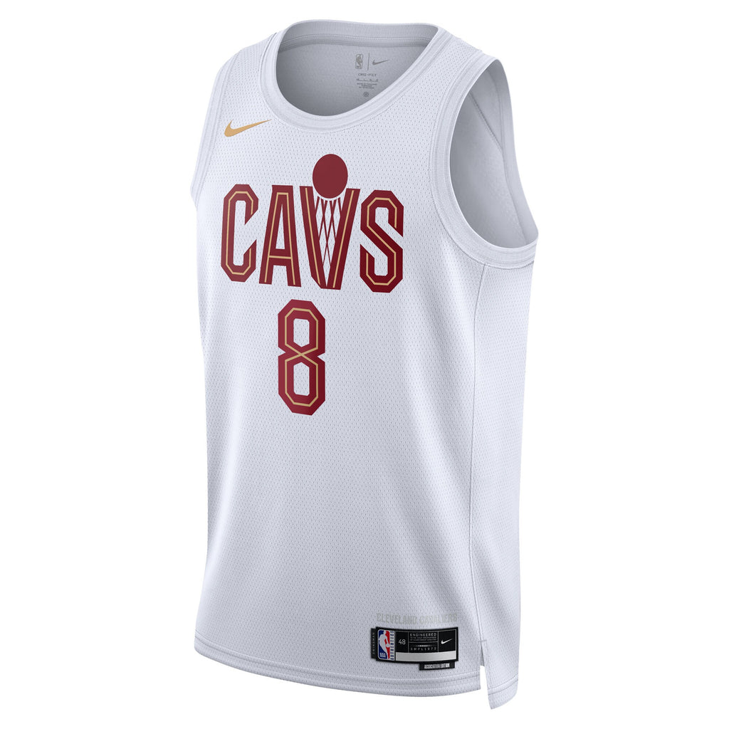 Dennis Schröder Cleveland Cavaliers Association Edition Swingman Basketball Jersey - White - Unisex
