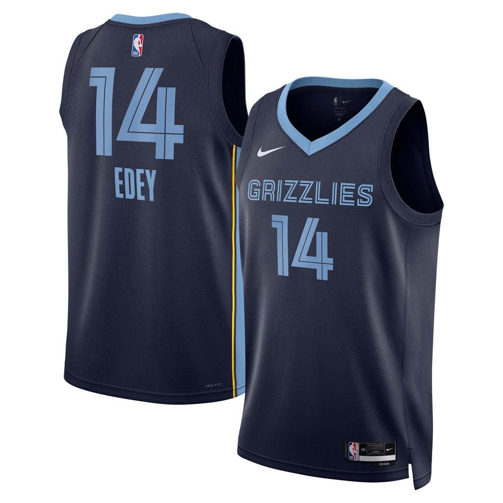 Zach Edey Memphis Grizzlies Swingman Icon Basketball Jersey - Navy - Unisex