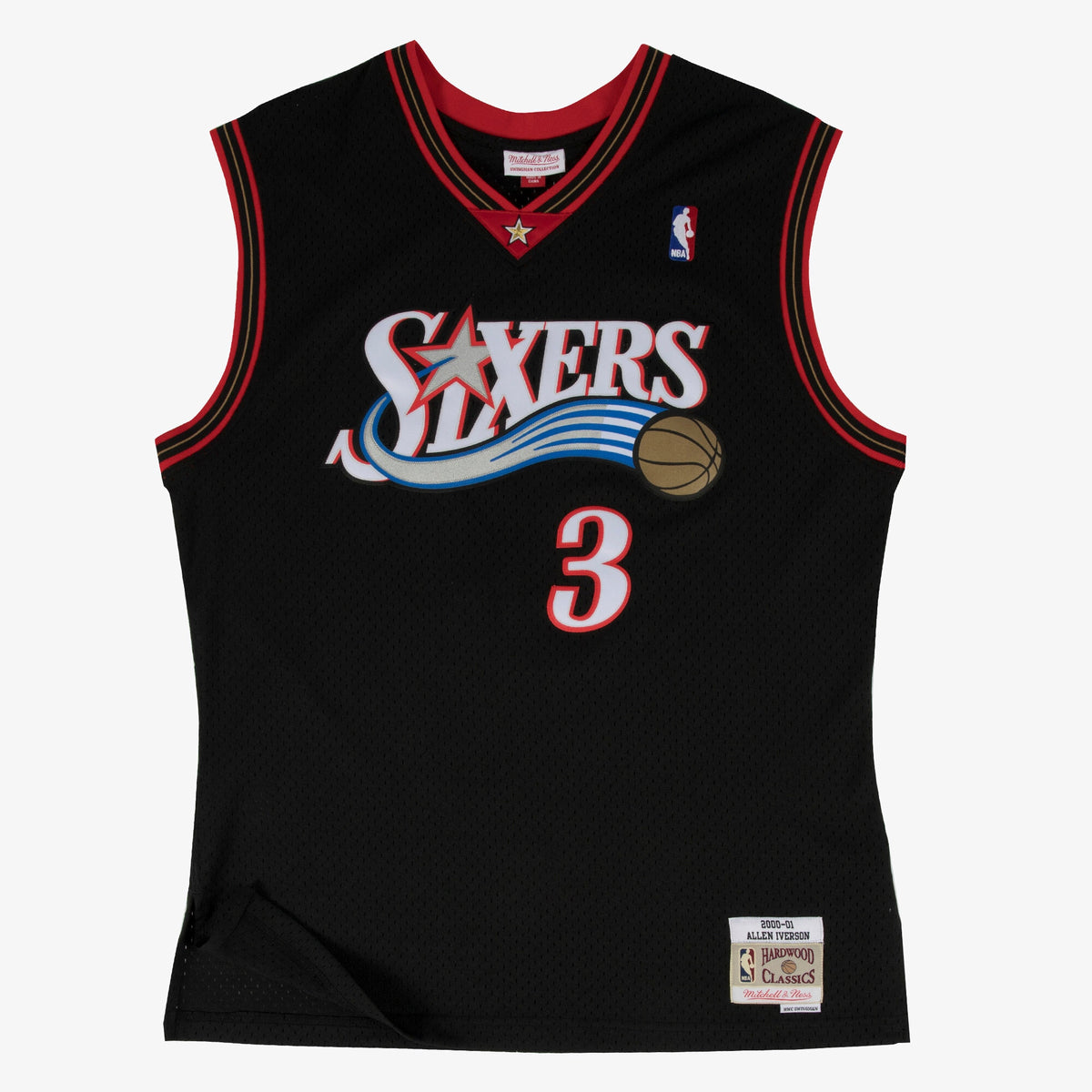 Allen Iverson Philadelphia 76ers 2000 - 01 Swingman Road Basketball Jersey