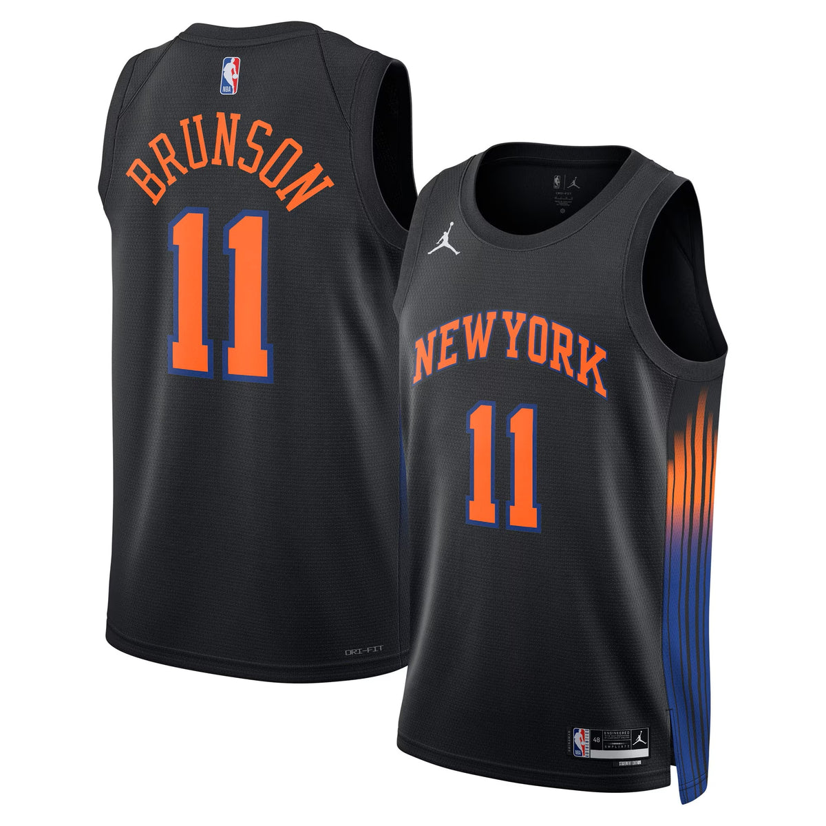 Jalen Brunson New York Knicks Swingman Statement Basketball Jersey - Unisex