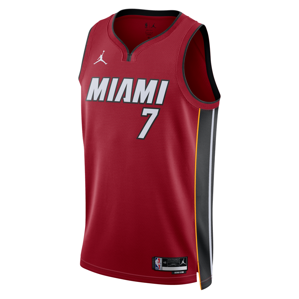 Giannis Antetokounmpo Miami Heat Statement Edition Swingman Basketball Jersey - Red - Unisex