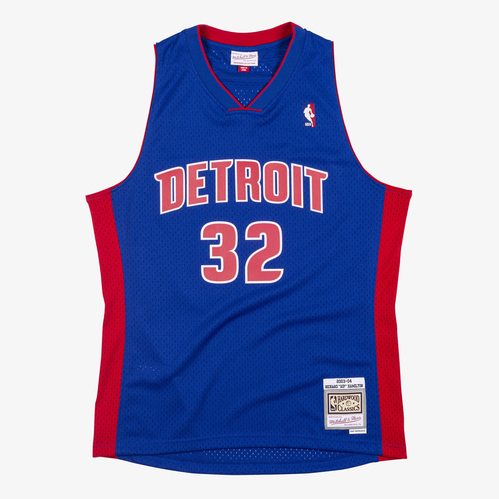 Richard Hamilton Detroit Pistons 2003 Authentic Swingman Basketball Jersey - Royal Blue
