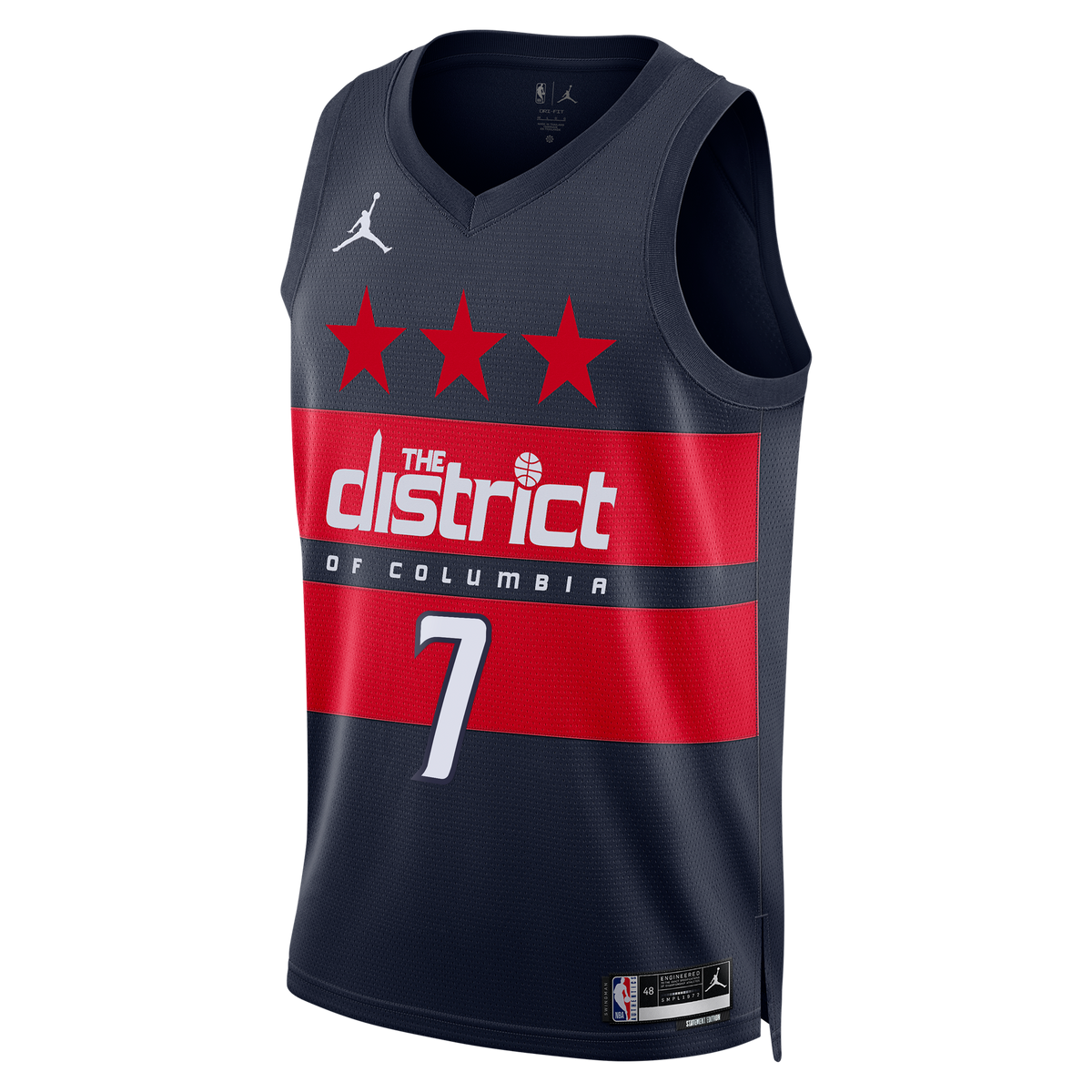 Bub Carrington Washington Wizards Statement Edition Swingman Basketball Jersey - Navy - Mens