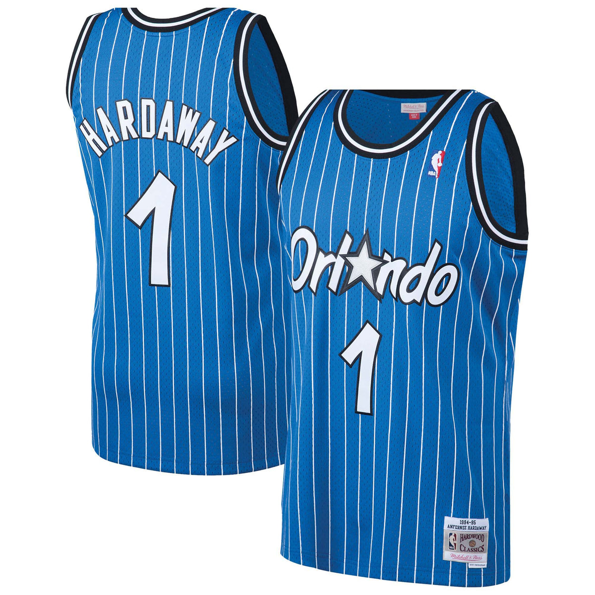 Anfernee Hardaway Orlando Magic Hardwood Classics Road Basketball Jersey - Mens