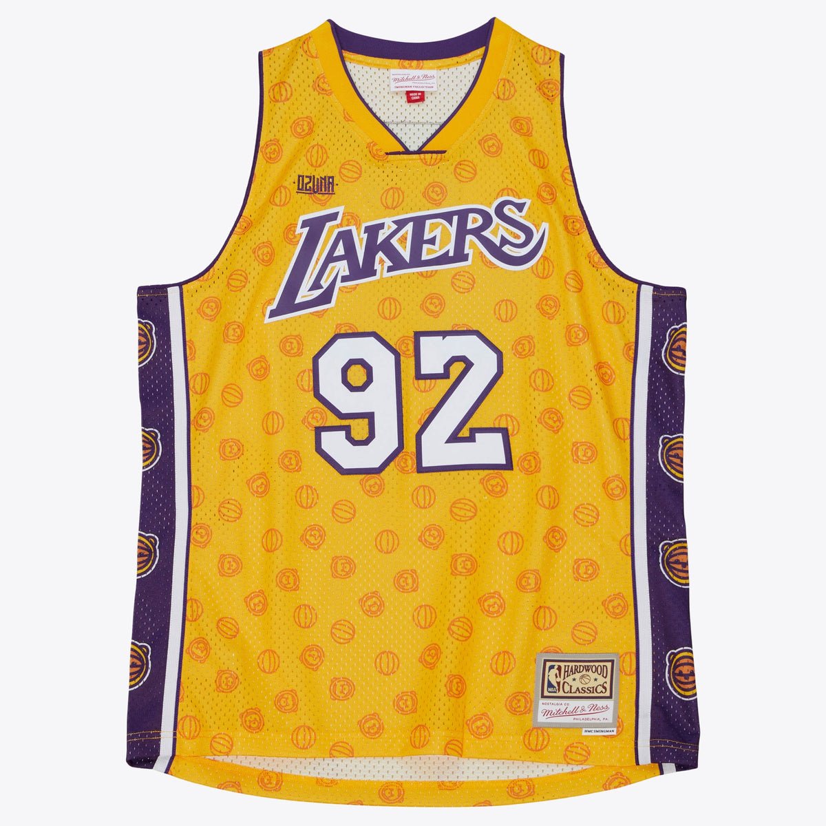 x Ozuna Los Angeles Lakers Swingman Basketball Jersey