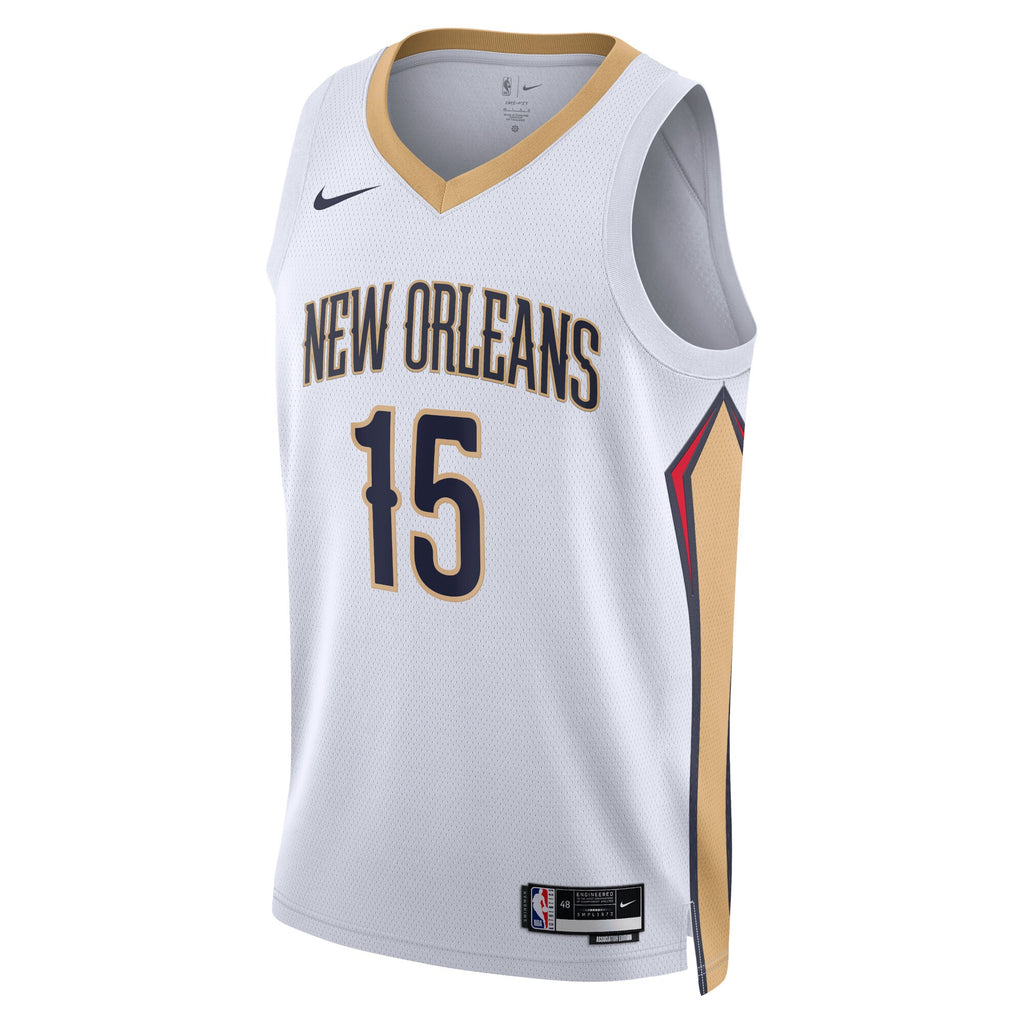 Jose Alvarado New Orleans Pelicans Association Edition Swingman Basketball Jersey - White - Unisex