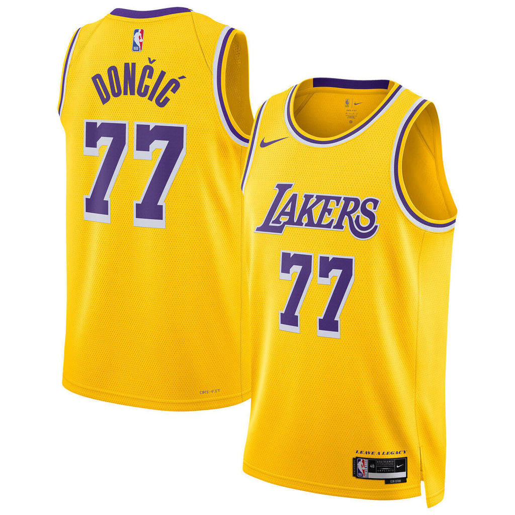 Luka Dončić Los Angeles Lakers Swingman Icon Basketball Jersey - Unisex