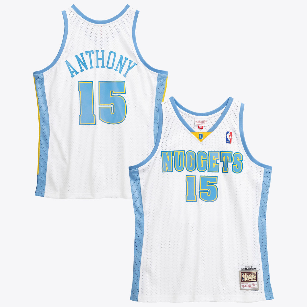 Carmelo Anthony Denver Nuggets 2006 Authentic Swingman Basketball Jersey - White