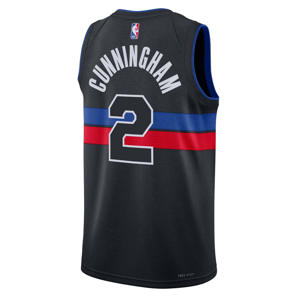 Cade Cunningham Detroit Pistons Statement Edition Swingman Basketball Jersey - Blue - Unisex