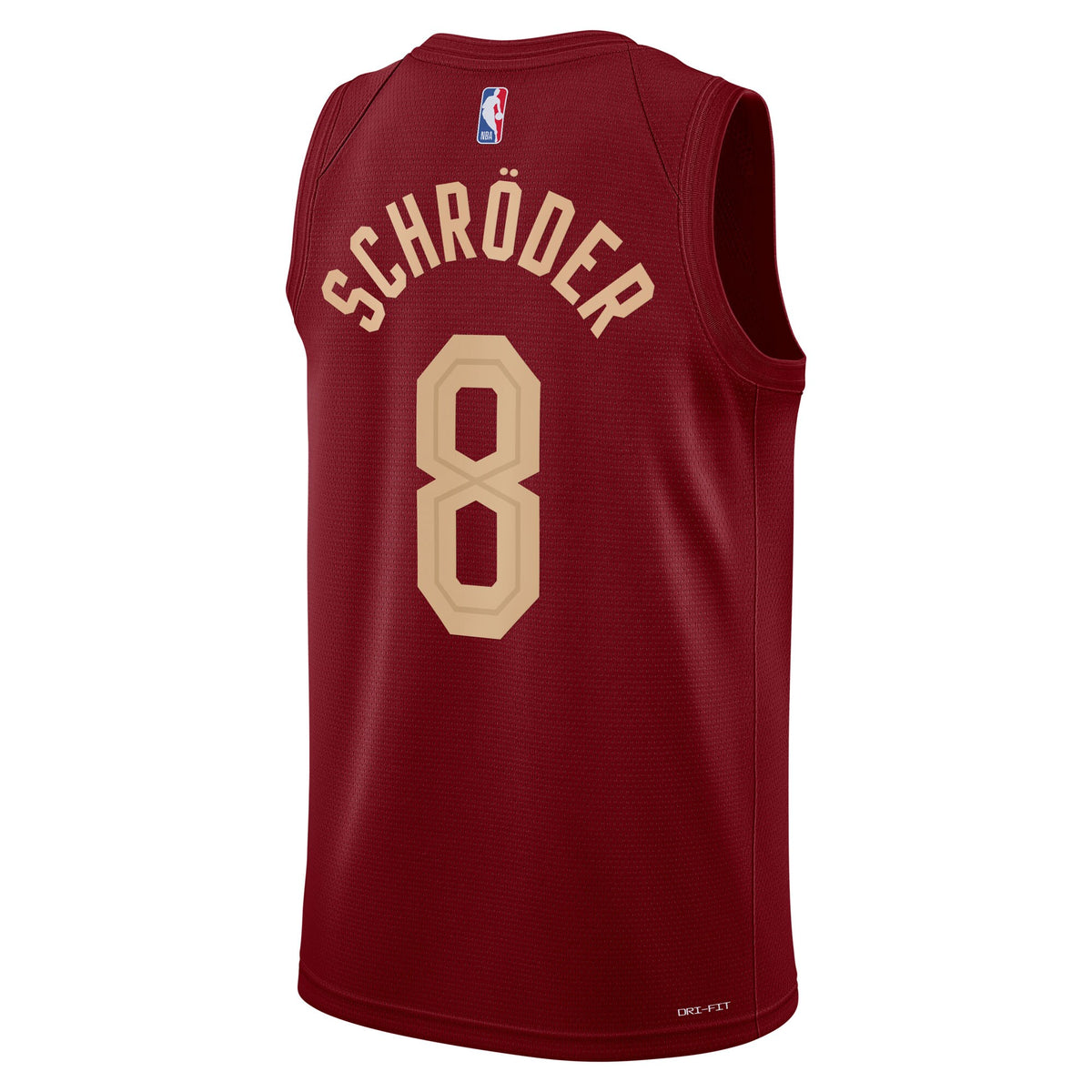 Dennis Schröder Cleveland Cavaliers Icon Edition Swingman Basketball Jersey - Wine - Unisex