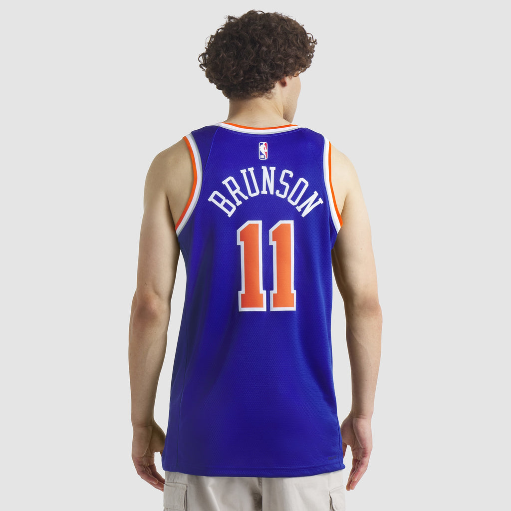 Jalen Brunson New York Knicks Replica Swingman Icon Basketball Jersey - Unisex