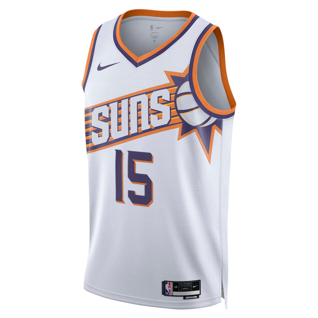 Devin Booker Phoenix Suns Association Edition Swingman Basketball Jersey - White - Unisex