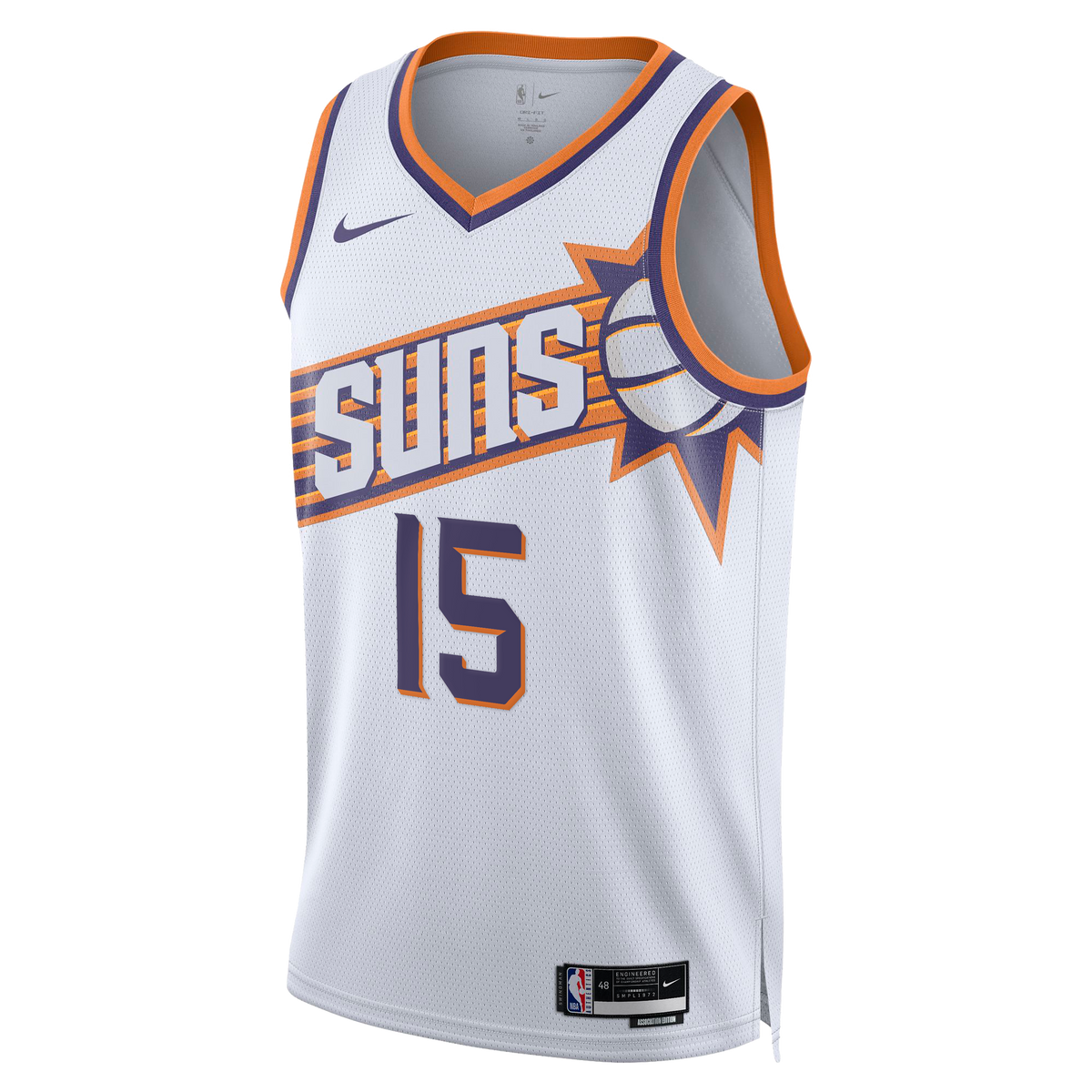 Devin Booker Phoenix Suns Association Edition Swingman Basketball Jersey - White - Unisex