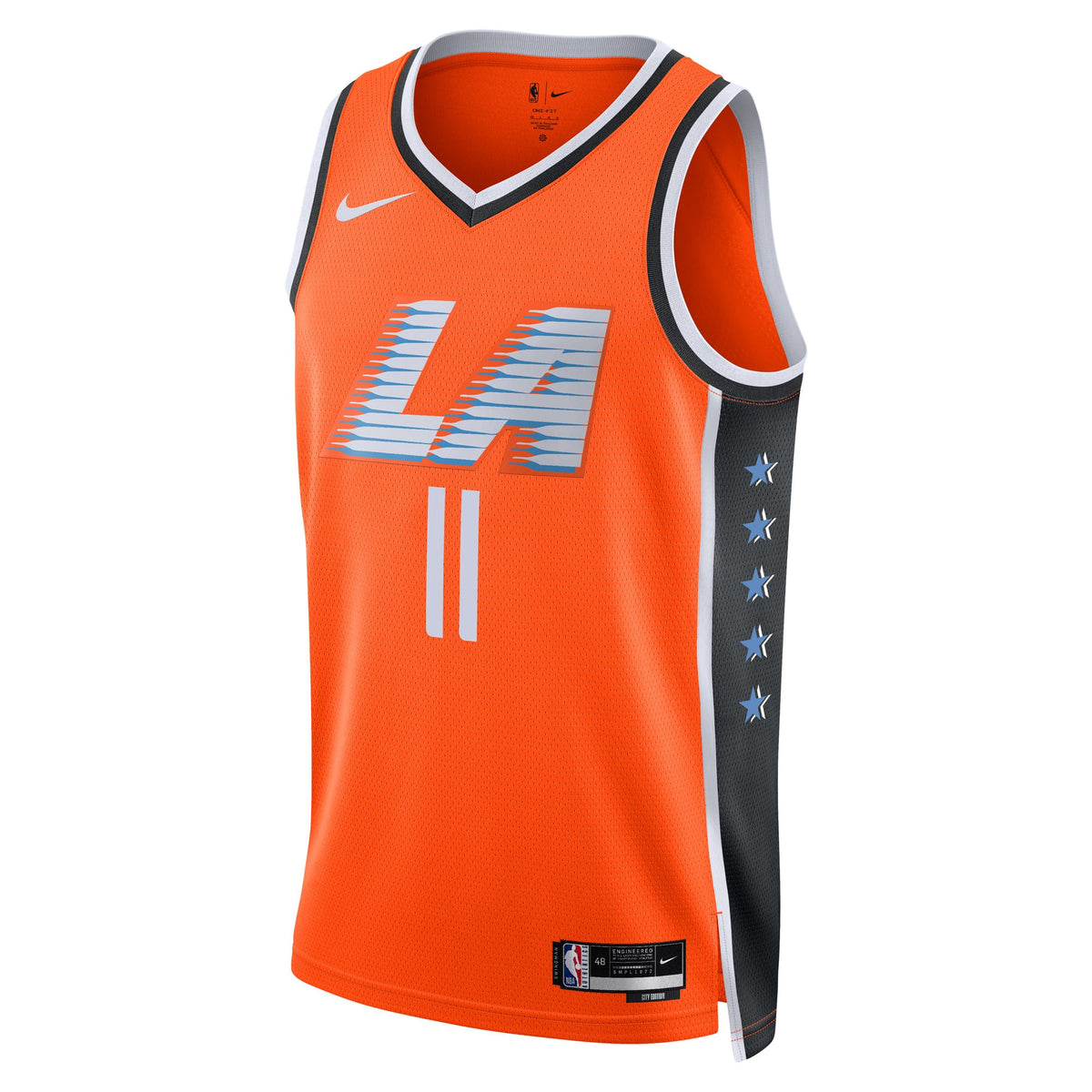 Brook Lopez Los Angeles Clippers 2025/26 City Edition Swingman Basketball Jersey - Orange - Unisex