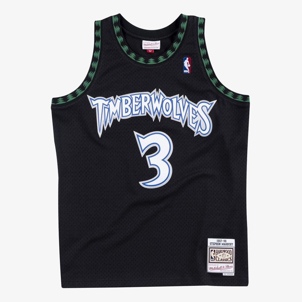 Stephon Marbury Minnesota Timberwolves 1997 - 98 Swingman Alternate Basketball Jersey