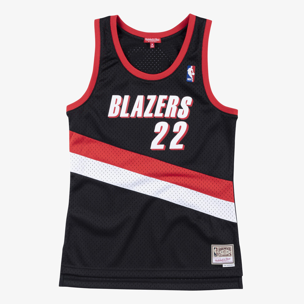 Clyde Drexler Portland Trail Blazers Swingman Basketball Jersey - Womens