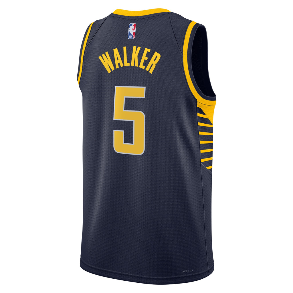 Jarace Walker Indiana Pacers Icon Edition Swingman Basketball Jersey - Navy - Unisex