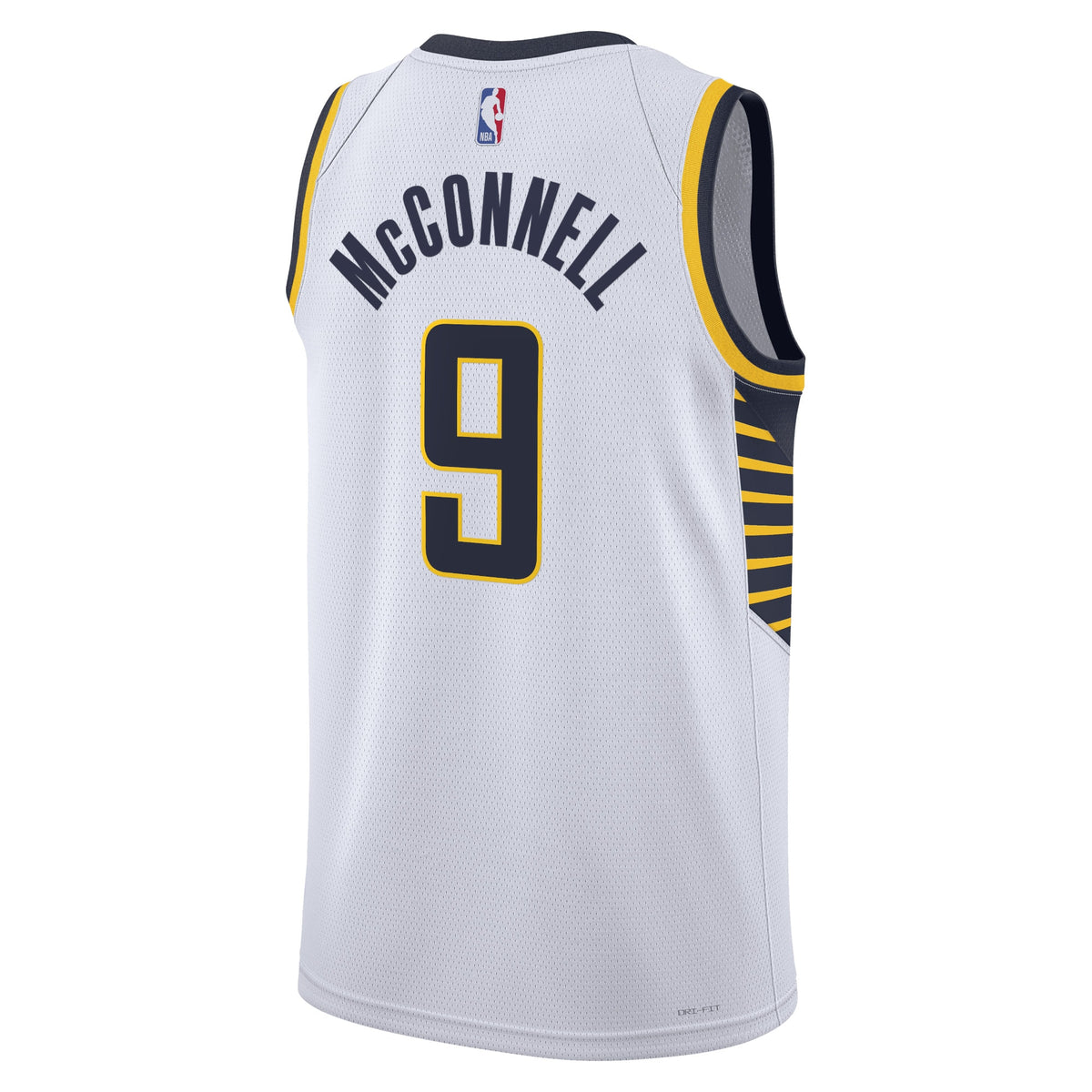 T.J. McConnell Indiana Pacers Association Edition Swingman Basketball Jersey - White - Unisex