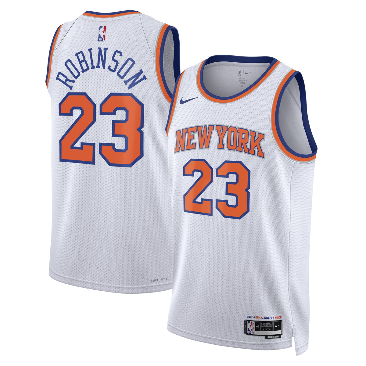 Mitchell Robinson New York Knicks Association Edition Swingman Basketball Jersey - White - Unisex