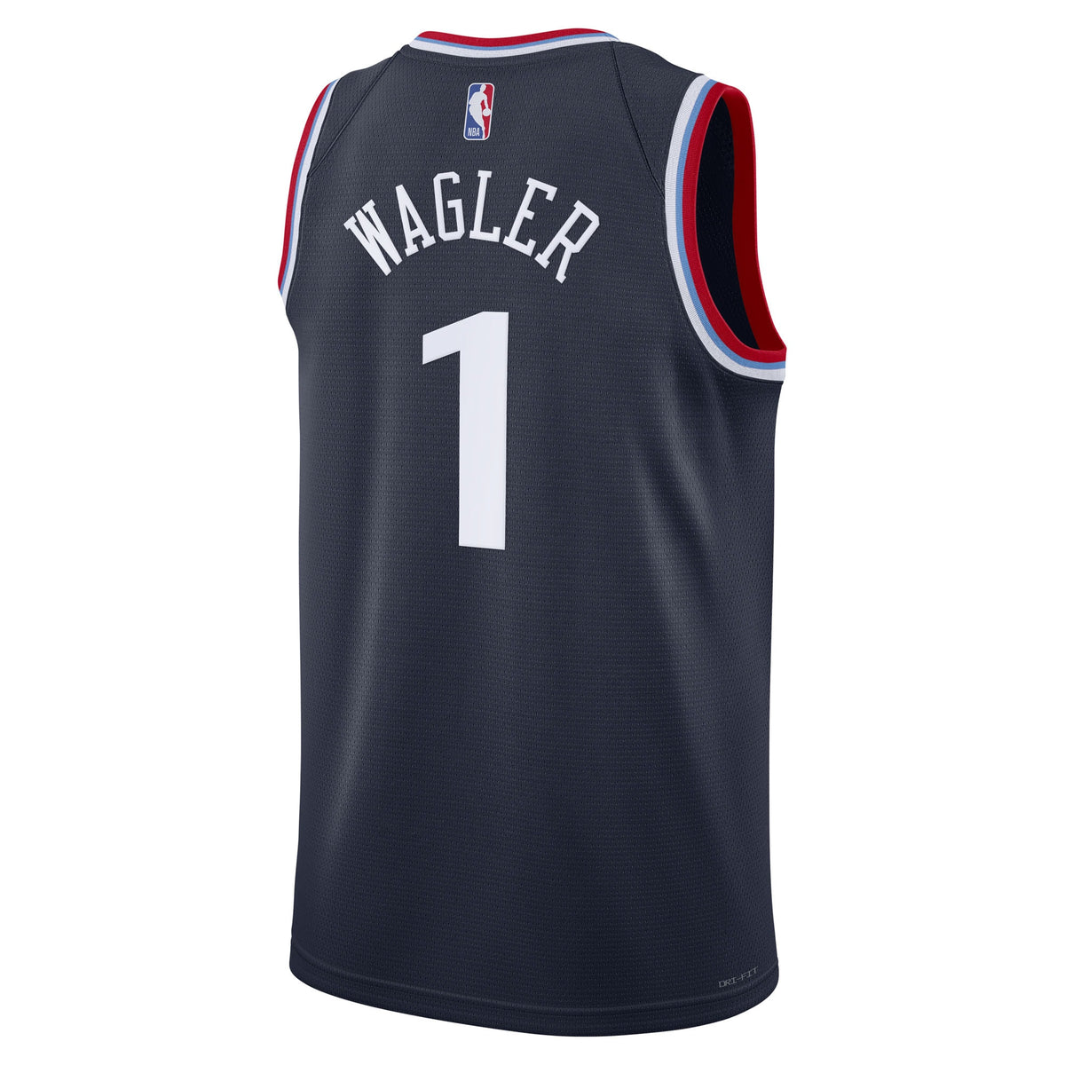 Keaton Wagler Los Angeles Clippers Replica Swingman Icon Basketball Jersey - Navy - Unisex