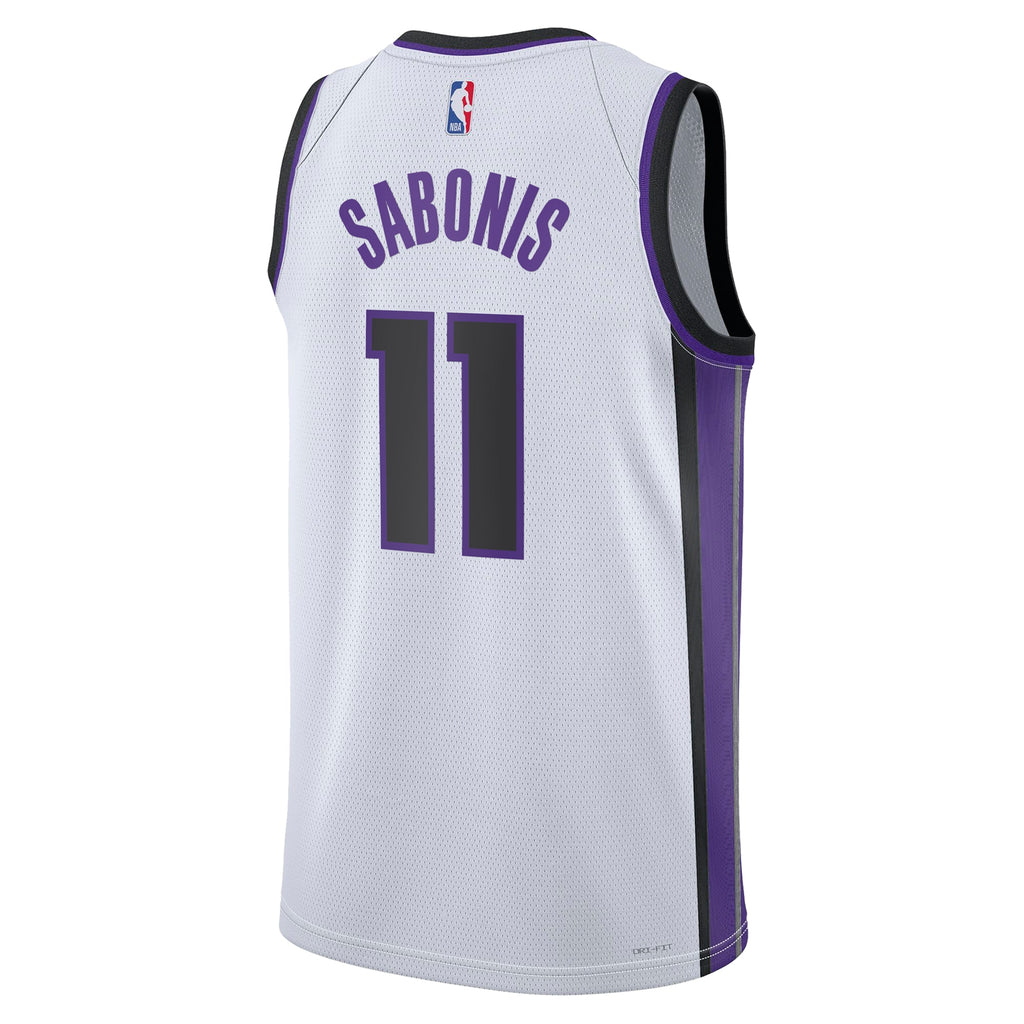 Domantas Sabonis Sacramento Kings Association Edition Swingman Basketball Jersey - White - Unisex