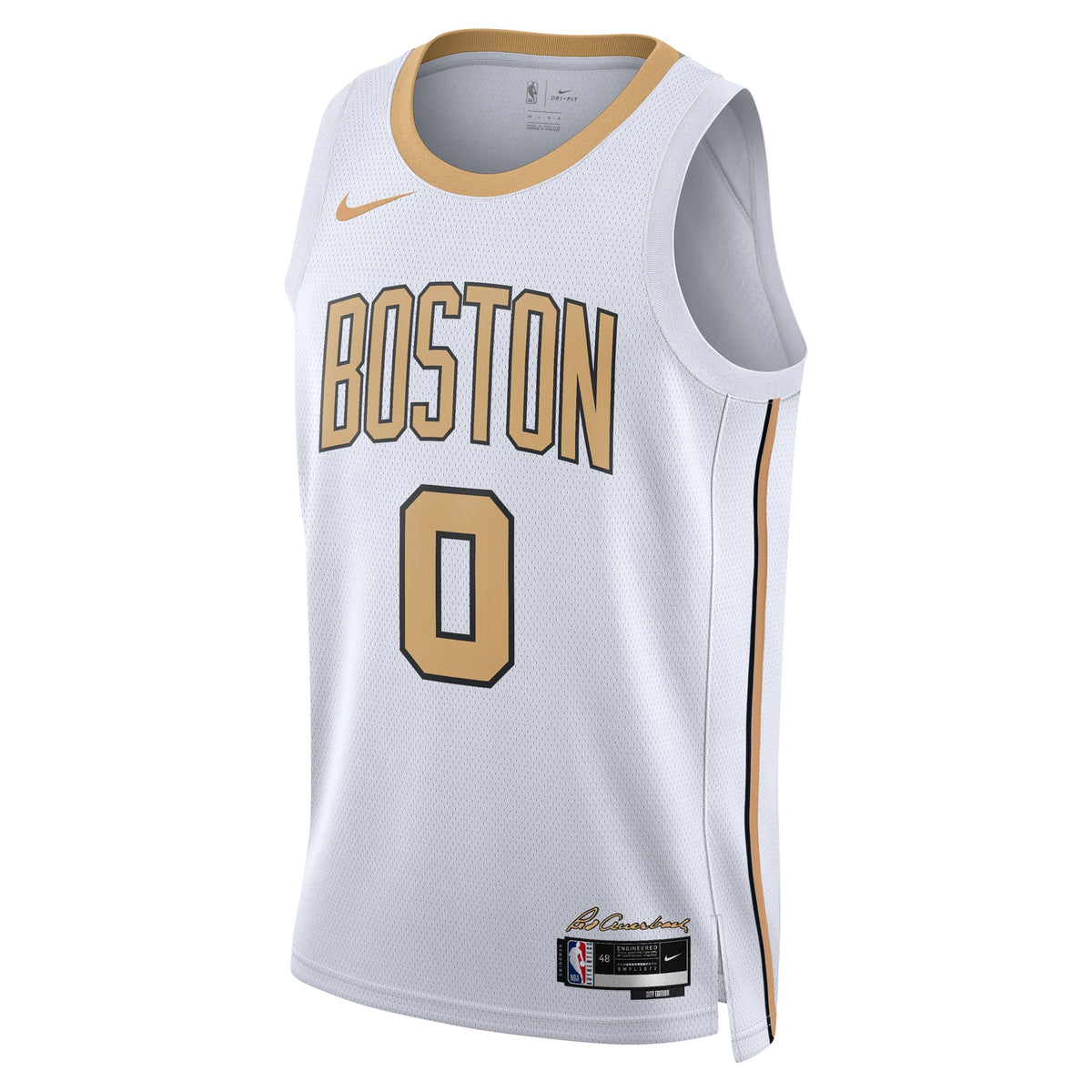 Jayson Tatum Boston Celtics 2025/26 City Edition Swingman Basketball Jersey - White - Unisex